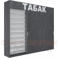 Торговый шкаф для сигарет с тремя дверками купе десять уровней полок